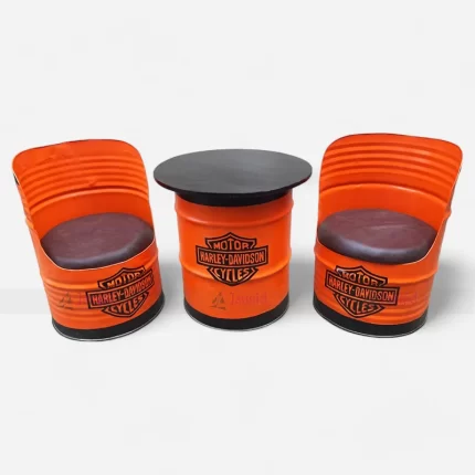 High Quality Harley Davidsons Barrel Cafeteria Table Chairs Set Furniture at Best Price from Leading Cafeteria Furniture Manufacturers & Suppliers in Jodhpur, India.