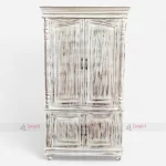 Distress Wooden Almirah Decorative Home Furniture by Furniture Manufacturer & Supplier in India.