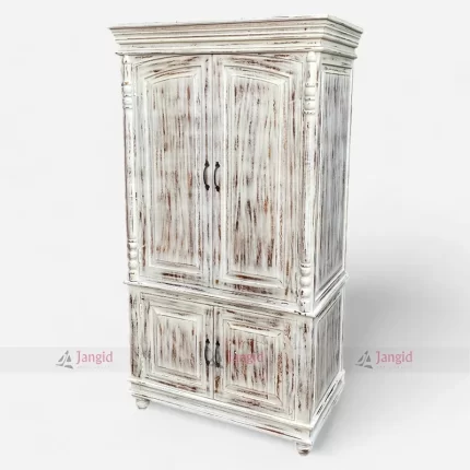Distress Wooden Almirah Decorative Home Furniture by Furniture Manufacturer & Supplier in India.