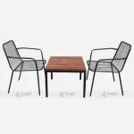 Iron Powder Coated Café Outdoor Table Chair Set by Cafe Outdoor Furniture Manufacturer, supplier, wholesaler & exporter in jodhpur, india.