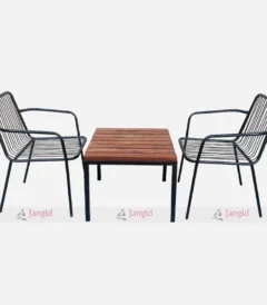 Iron Powder Coated Café Outdoor Table Chair Set by Cafe Outdoor Furniture Manufacturer, supplier, wholesaler & exporter in jodhpur, india.