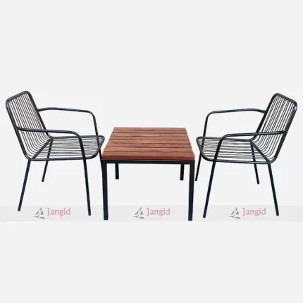 Iron Powder Coated Café Outdoor Table Chair Set by Cafe Outdoor Furniture Manufacturer, supplier, wholesaler & exporter in jodhpur, india.