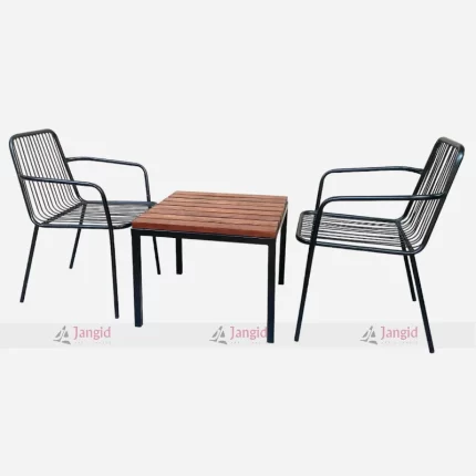 Iron Powder Coated Café Outdoor Table Chair Set by Cafe Outdoor Furniture Manufacturer, supplier, wholesaler & exporter in jodhpur, india.