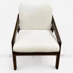 Indian Classic Hotel Room Rest Chairs With White Fabric crafted by Hotel room chairs manufacturer & supplier in India.