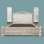 Luxury Hand Carving King Size Double Bed by Hotel Bed Furniture Manufacturer & Supplier in Jodhpur, India.