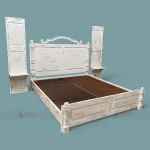 Luxury Hand Carving King Size Double Bed by Hotel Bed Furniture Manufacturer & Supplier in Jodhpur, India.