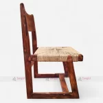 High Quality Modern Nordic Wood & Jute Wicker Dining Chair Furniture at Wholesale Rate from Best Furniture Manufacturer & Supplier in Jodhpur, India.