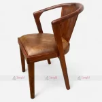 high quality Modern Wood & Upholstery Seat Restaurant Café Dining Chair furniture at wholesale price from furniture manufacturer & supplier in Jodhpur, India.