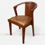 high quality Modern Wood & Upholstery Seat Restaurant Café Dining Chair furniture at wholesale price from furniture manufacturer & supplier in Jodhpur, India.