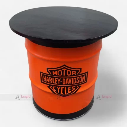 High Quality Vintage Style Motor Oil Drum Upcycle Café Table Furniture at Wholesale Price from Café Furniture Manufacturer & Supplier in Jodhpur India.