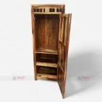 Wooden Almirah With Coat Hanger and two shelves for Small Space Hotels by hotel resort furniture manufacturer & supplier in India.