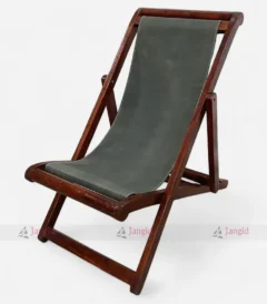 Wooden Folding Poolside Outdoor Deck & Camping Tent Chair.