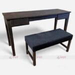 Vintage Wooden Study Table with Bench for Hotel rooms