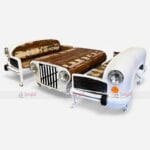 Revamped Vintage Car Sofa Set – 6 Seater Bistro Style