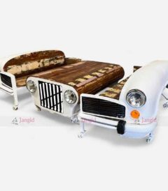 Revamped Vintage Car Sofa Set – 6 Seater Bistro Style