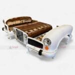 Revamped Vintage Car Sofa Set – 6 Seater Bistro Style