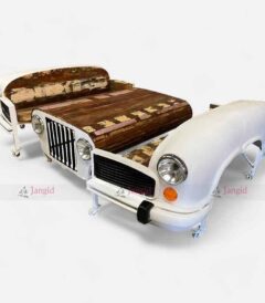 Revamped Vintage Car Sofa Set – 6 Seater Bistro Style