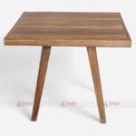 Modern Teak Wood Dining Table for Café and Restaurant