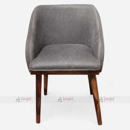 Stylish Indian Café and Bistro Chair with Wooden Legs