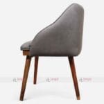 Stylish Indian Café and Bistro Chair with Wooden Legs