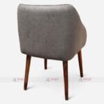 Stylish Indian Café and Bistro Chair with Wooden Legs