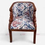 Luxury Traditional Curved Wood Sofa for Hotel Rooms