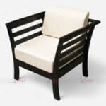 Sheesham Wood Living Room Sofa Chair With Armrest
