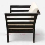 Sheesham Wood Living Room Sofa Chair With Armrest 2