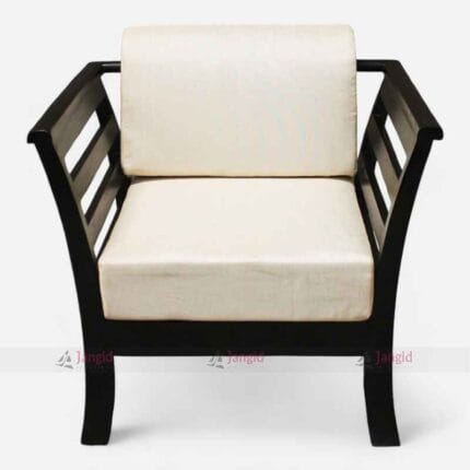 Sheesham Wood Living Room Sofa Chair With Armrest 2